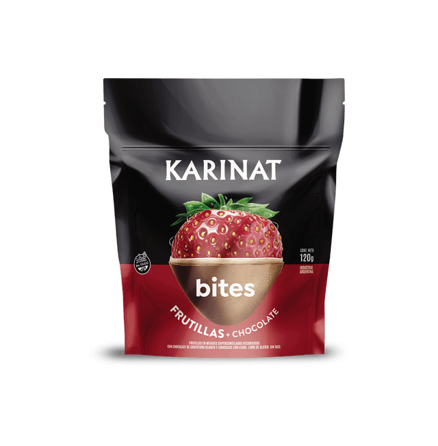 Bites de Frutillas Bañadas en Chocolate [120g]